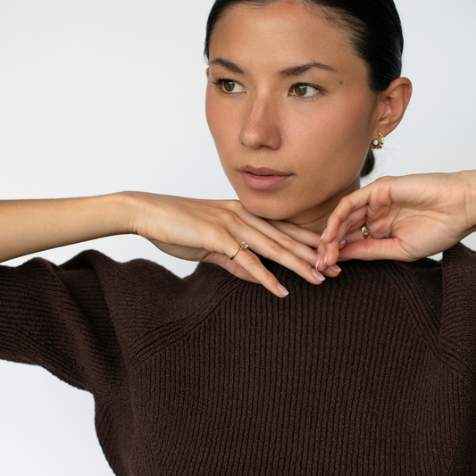 1.00ct Oval Pinky Ring