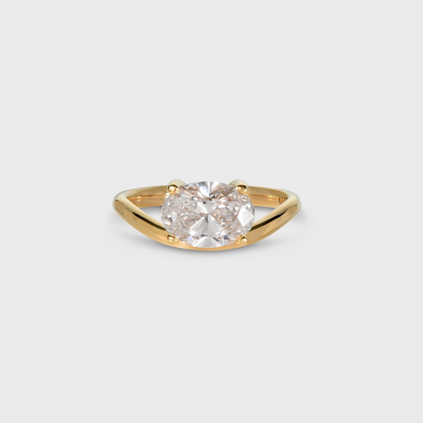 1.00ct Oval Pinky Ring