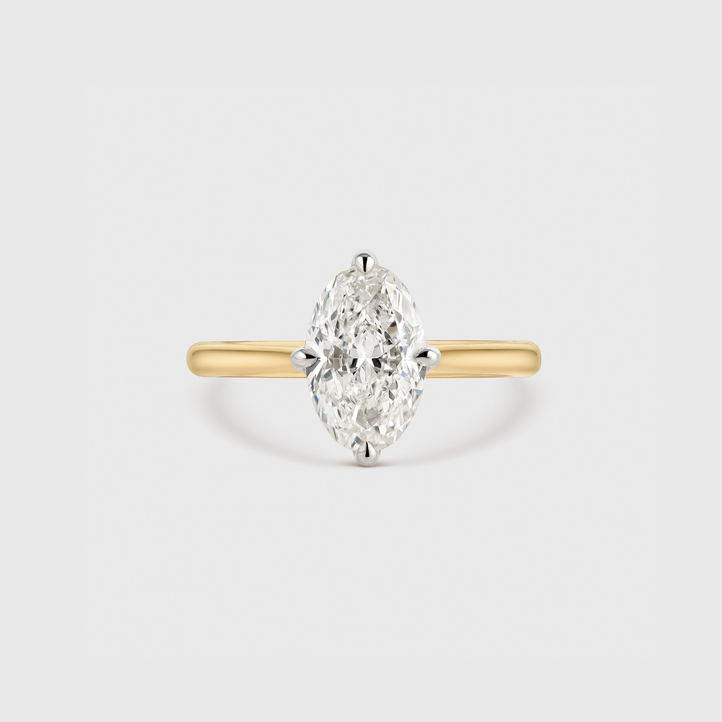 Classic Oval Solitaire Engagement Ring
