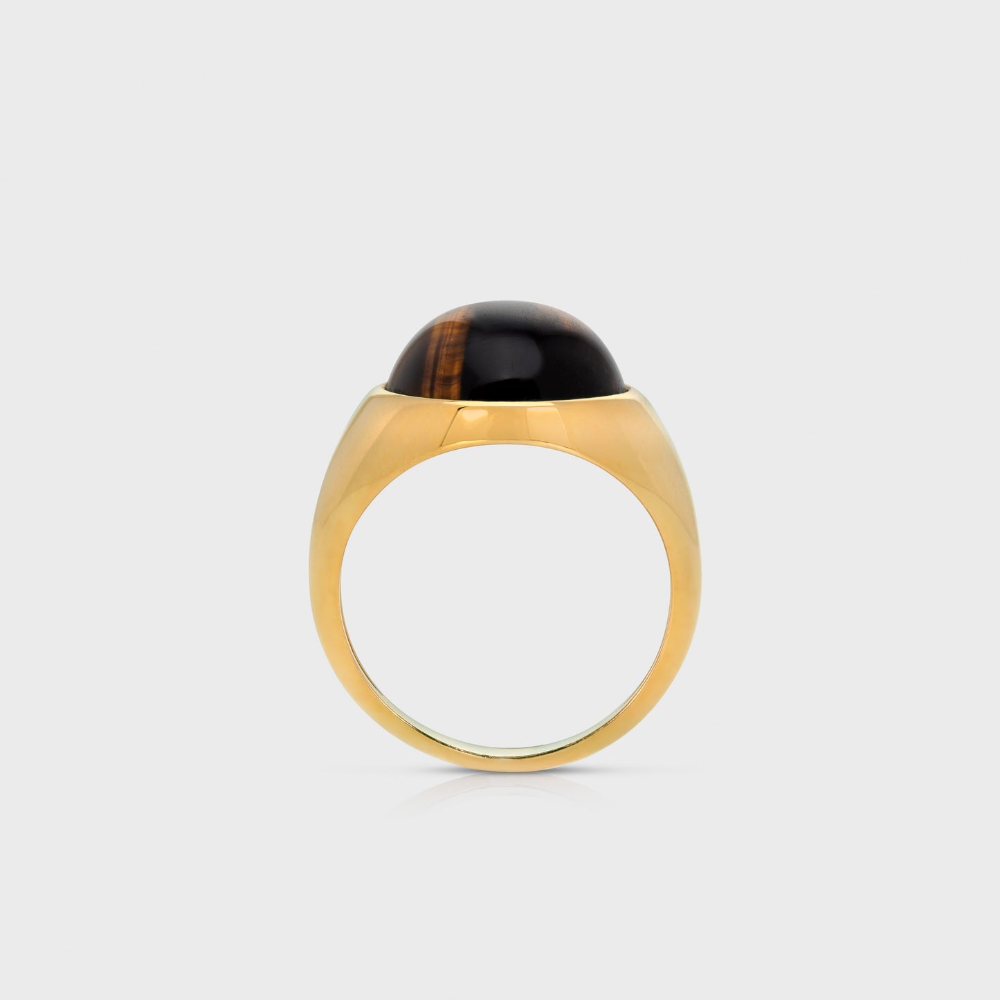 Modern Tiger Signet Ring