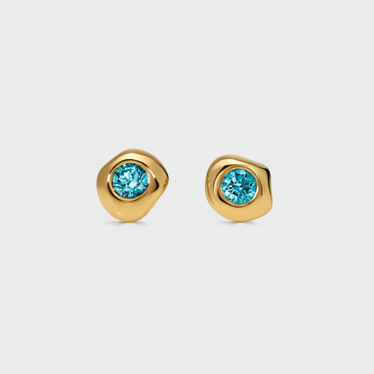 Birthstone Stud Earrings