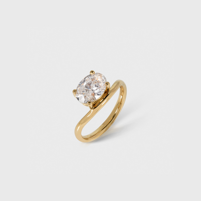 1.00ct Oval Pinky Ring