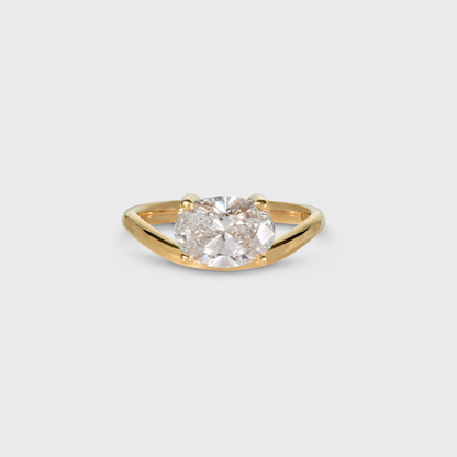 1.00ct Oval Pinky Ring