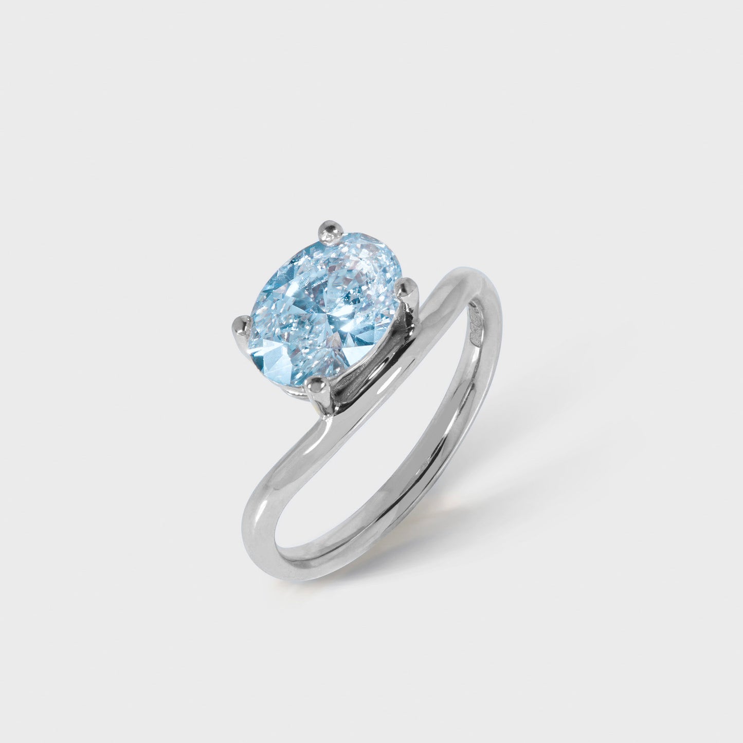 Aquamarine Pinky Ring