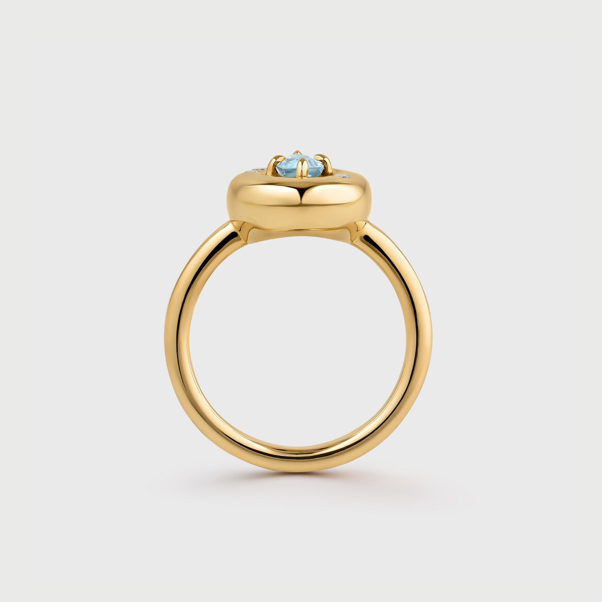 Dewdrop Marquise Pinky Ring