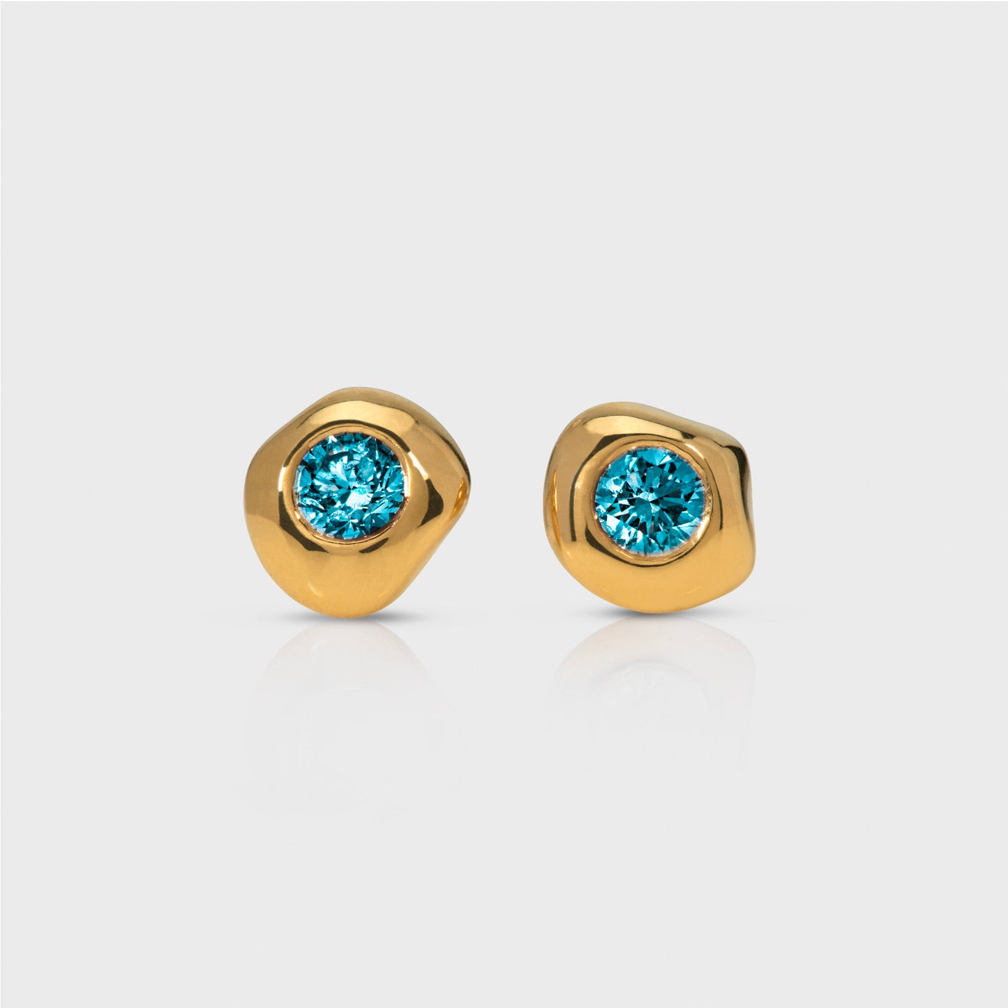 Birthstone Stud Earrings