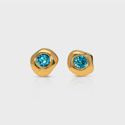 Birthstone Stud Earrings