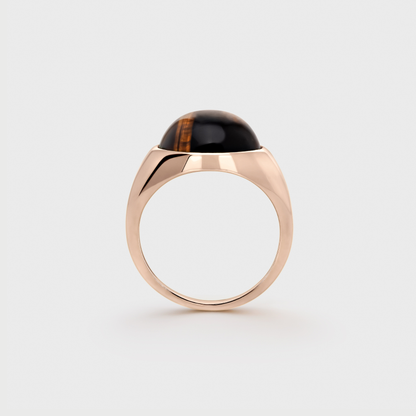 Modern Tiger Signet Ring