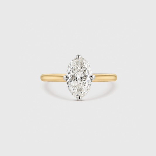 Classic Oval Solitaire Engagement Ring