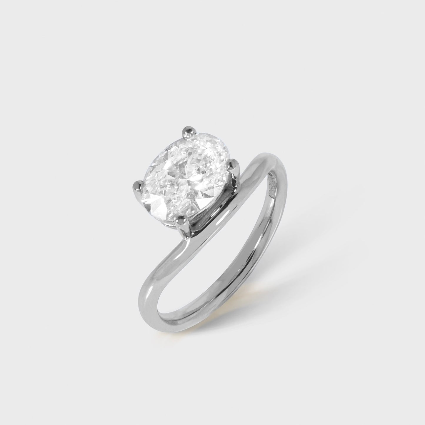 1.00ct Oval Pinky Ring