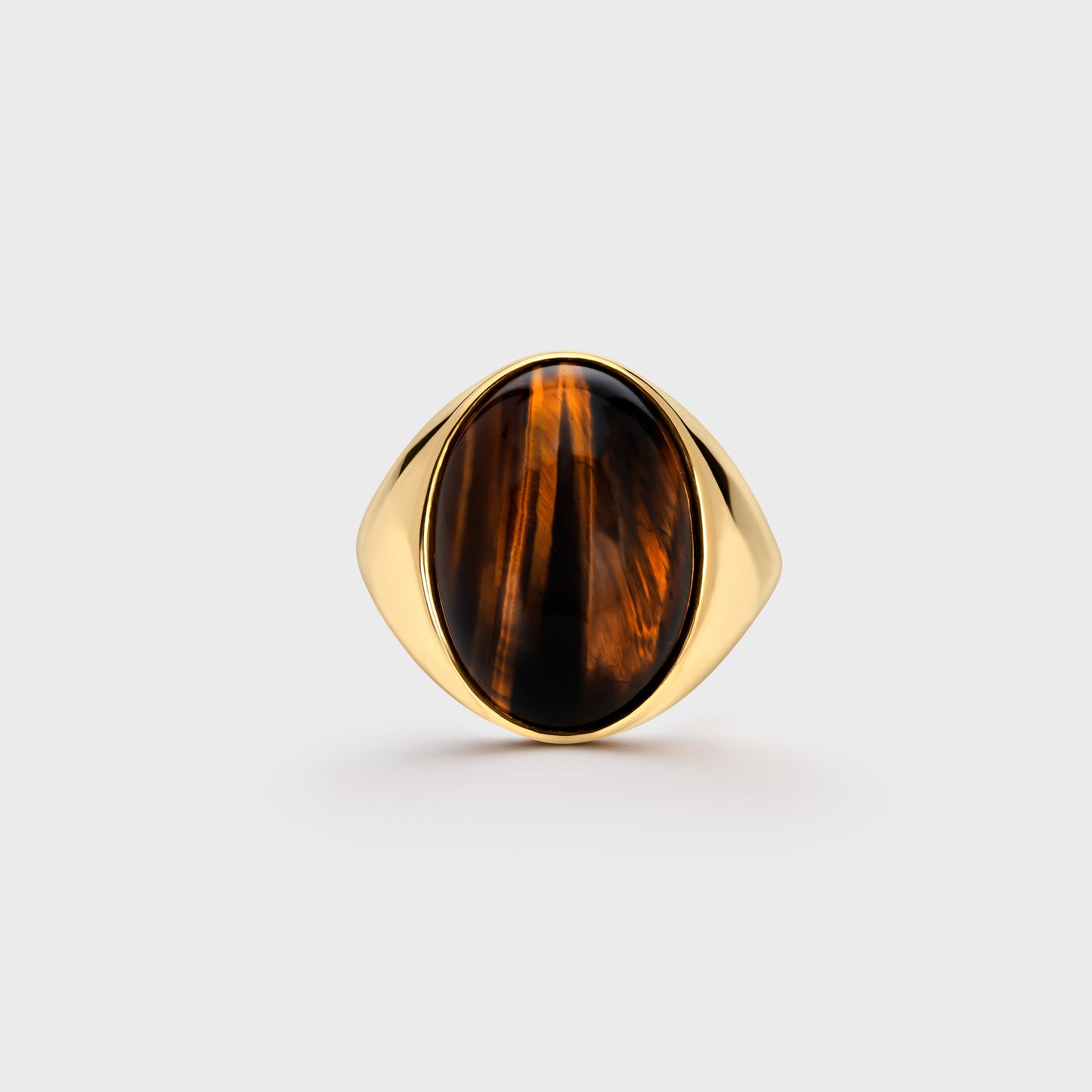Modern Tiger Signet Ring